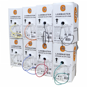 LANMASTER UTP cable, 4 pairs, cat. 5E, 350 MHz, LSZH, 305 m