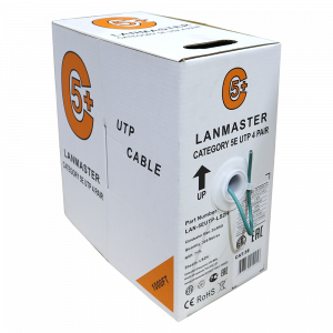 LANMASTER UTP cable, 4 pairs, cat. 5E, 350 MHz, LSZH, 305 m
