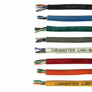 LANMASTER UTP cable, 4 pairs, cat. 5E, 350 MHz, LSZH, 305 m