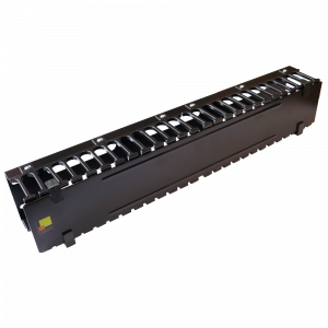 19" cable manager with cover