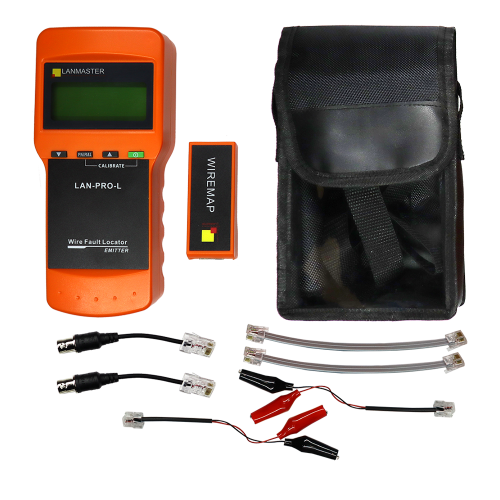 Cable tester with length measurement, one remote identifier