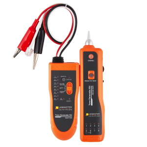 Tracing kit probe + tone generator, with twisted pair wiring test