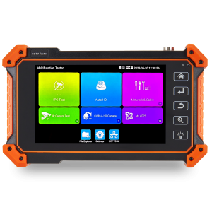 Tester of digital and analog video surveillance systems, touch display 5.4"