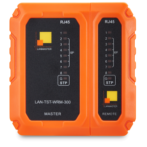 Twisted pair tester with indicators