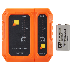 Twisted pair tester with indicators