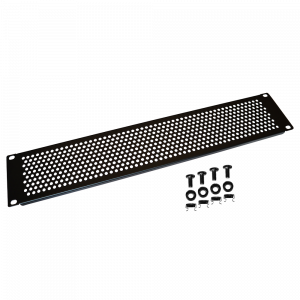 19" ventilation panel xU, black