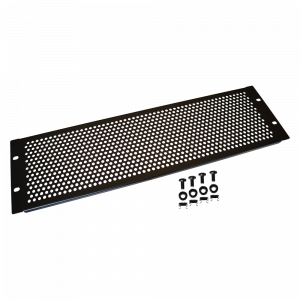 19" ventilation panel xU, black