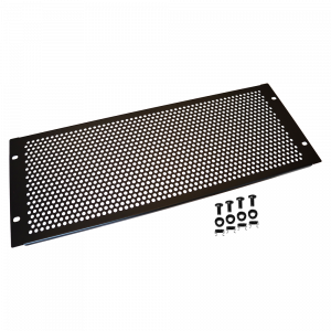 19" ventilation panel xU, black