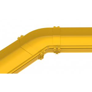 Horizontal rotation 45° optical tray, yellow