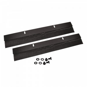 Floor seal for the front side of the basement space of a LANMASTER DCS cabinet mounted on feet