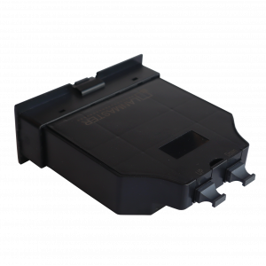 High-density OS2 MPO cassette, 12xLC, polarity B, low loss, black
