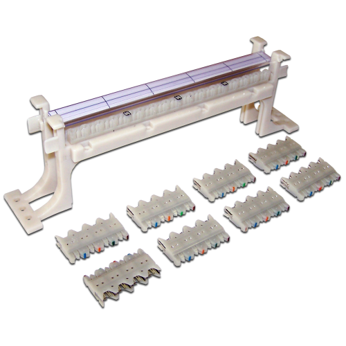 LANMASTER wall mounting cat. 6 32-pair 110 wiring block with wall mounting brackets