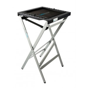 Universal folding workbench table for cabling system installers, data network engineers, Data Center support specialists.