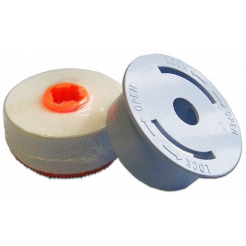Replacement cleaning tape reel for cassette cleaner