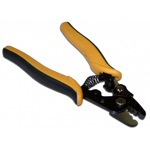 Fiber optic jacket stripping tool