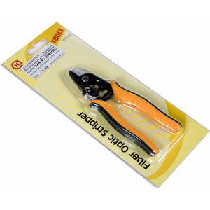 Fiber optic jacket stripping tool