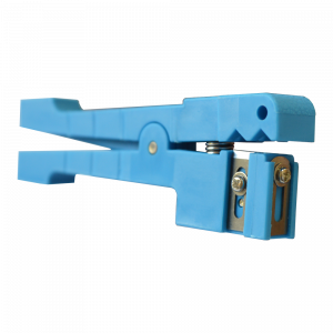 Optical cable jacket stripper for cable diameter from 2 to 6 mm
