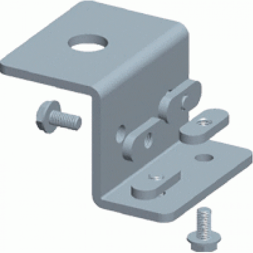 Hanging bracket for aluminum ladder tray
