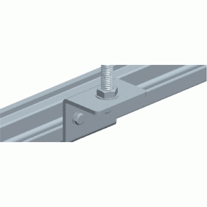 Hanging bracket for aluminum ladder tray