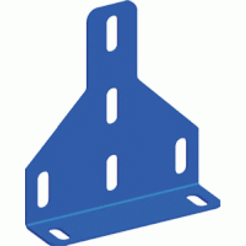 Fixing bracket for steel ladder tray, gray