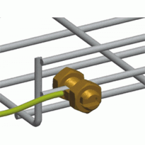 Grounding lug, M10, for trays with 3.5-5.0 mm wires