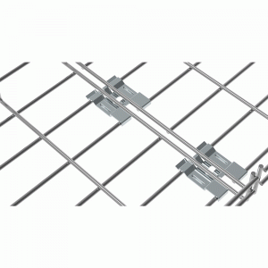 Screwless bottom splice for a tray with 4.5-5.5 mm wire
