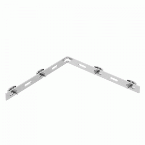 Angled splice bar for MT50 tray