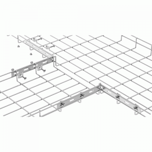 Angled splice bar for MT50 tray