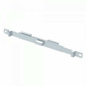 Screwless straight splice bar for a tray with 4.5-5.5 mm wire