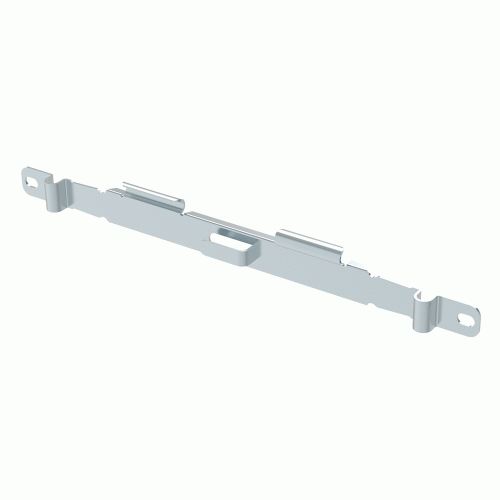 Screwless straight splice bar for a tray with 4.5-5.5 mm wire