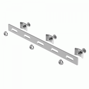 Straight splice bar with screws