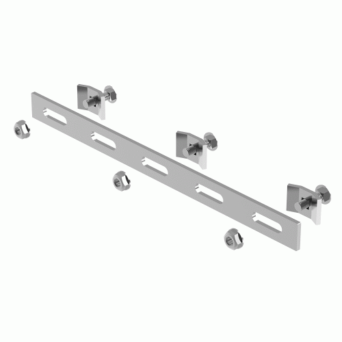 Straight splice bar with screws