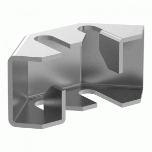 Screwless swivel clamp for a tray with 4.0-6.0 mm wire