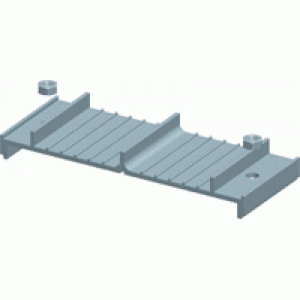 Cable clamp, stackable, aluminum