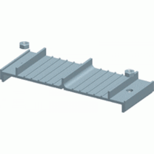 Cable clamp, stackable, aluminum