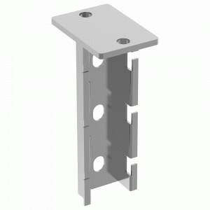 Hanging bracket for vertical mounting