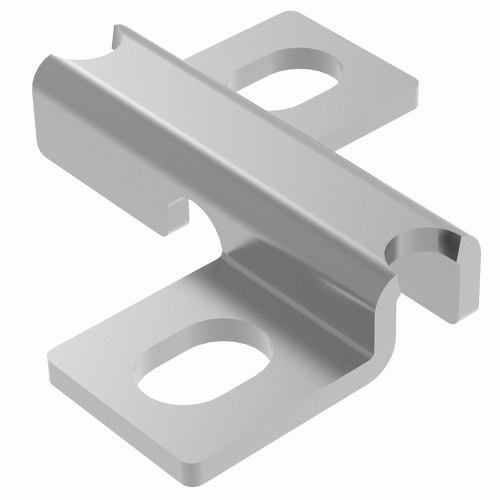 Mounting clamp for a tray with a 4.0-6.0 mm wire