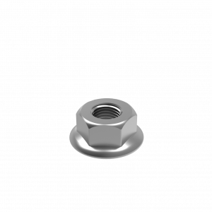 Flange nut set