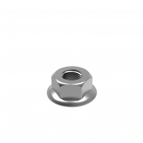 Flange nut set