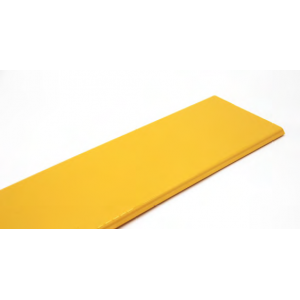 Cover for straight section of Fiber tray, 2 meters, yellow