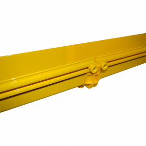 Fiber tray coupler, yellow