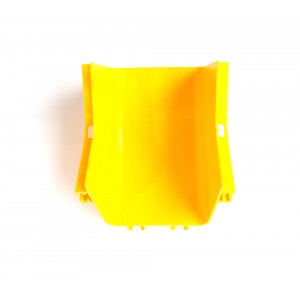 Fiber tray 45° internal bend, yellow