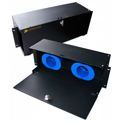 19" Fiber optics cable manager, 4U