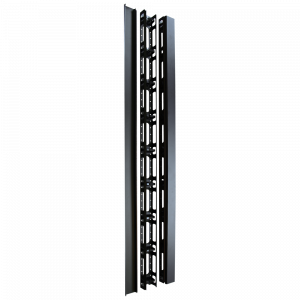 Vertical cable manager for Business cabinets, metal, 2 pcs., black