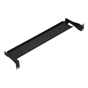 Rear shelf for power supplies for PoE panels