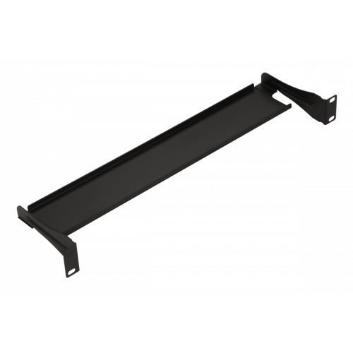 Rear shelf for power supplies for PoE panels