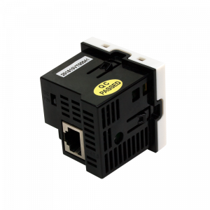 RJ45-VGA converter, transmitter without a power supply, Mosaic type, 45x45mm, white