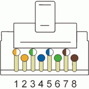 RJ45 STP 8P8C plug, universal, cat. 6A, 100 pcs