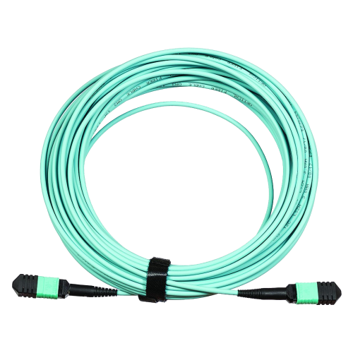 MPO-MPO cable assembly, polarity B, low loss