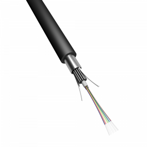 Fiber optics outdoor armored cable, GYXTA type